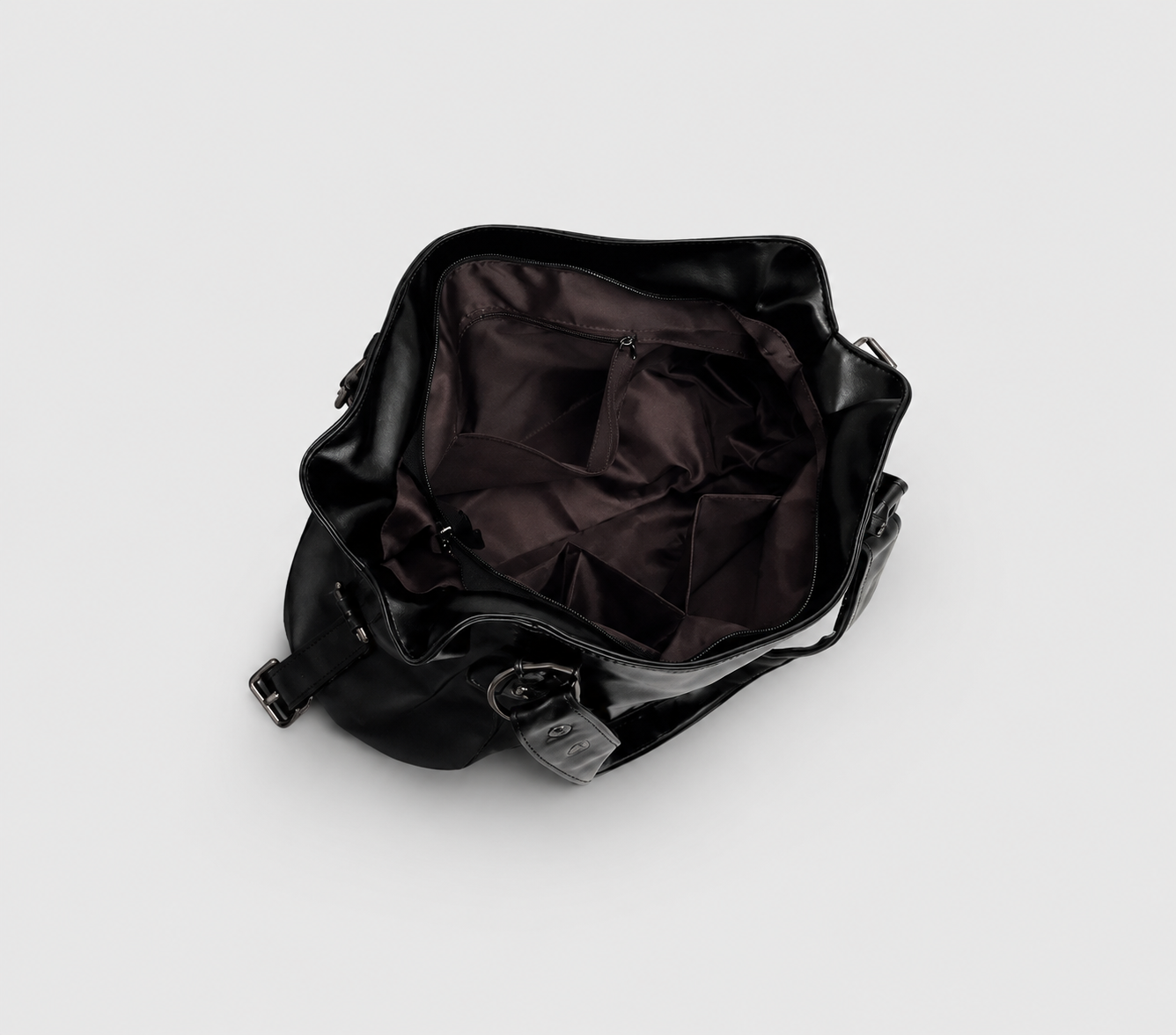 Vintage Faux Leather Shoulder Bag