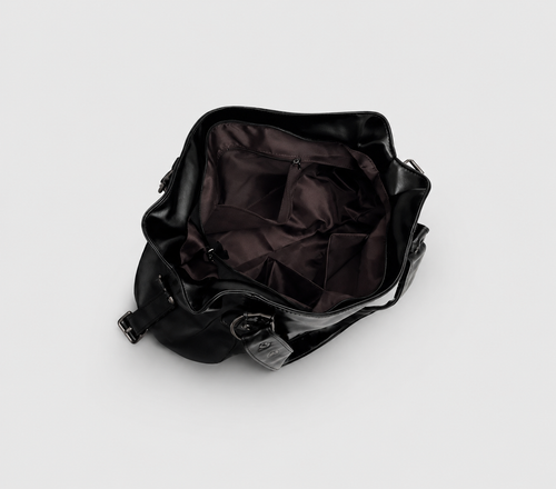 Vintage Faux Leather Shoulder Bag