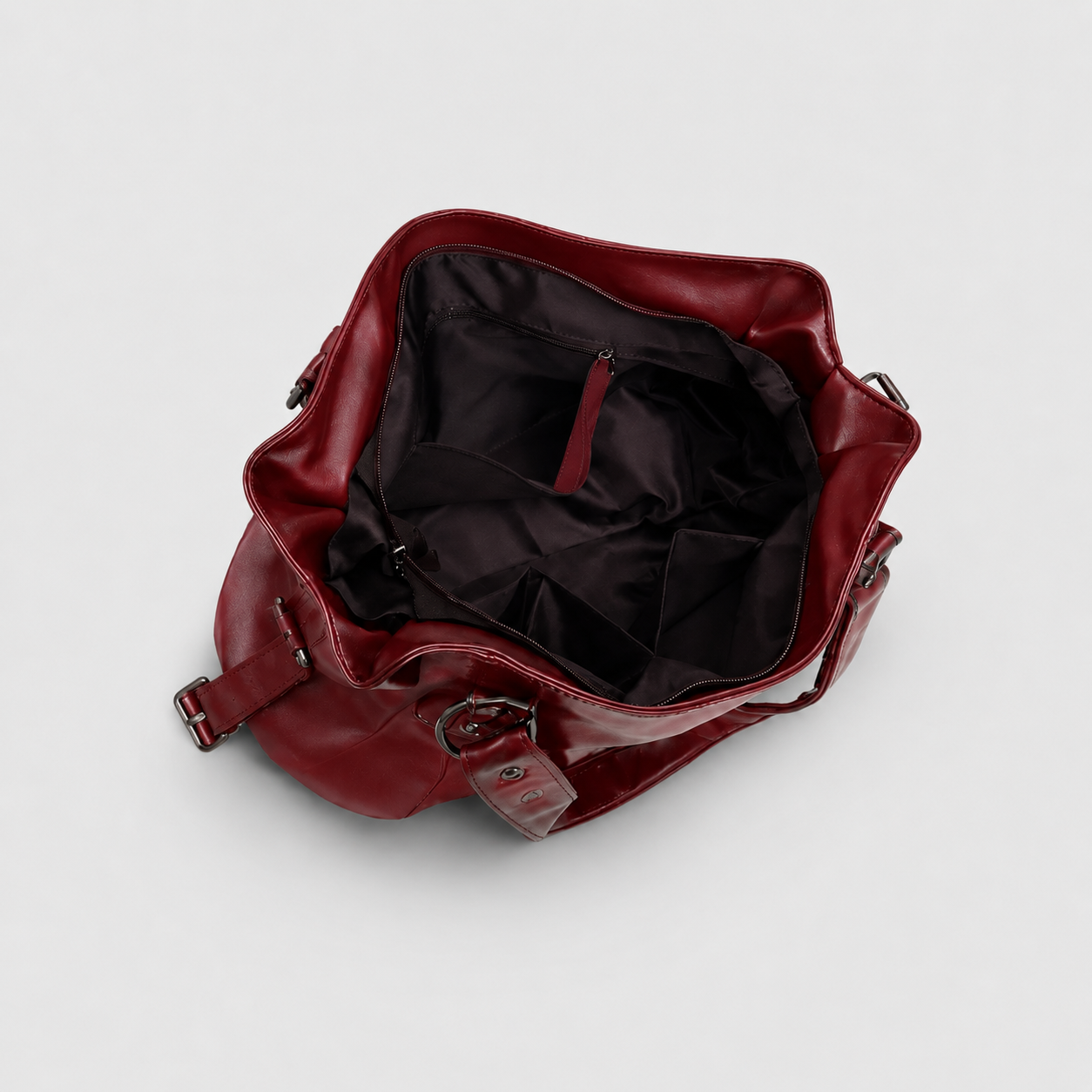 Vintage Faux Leather Shoulder Bag
